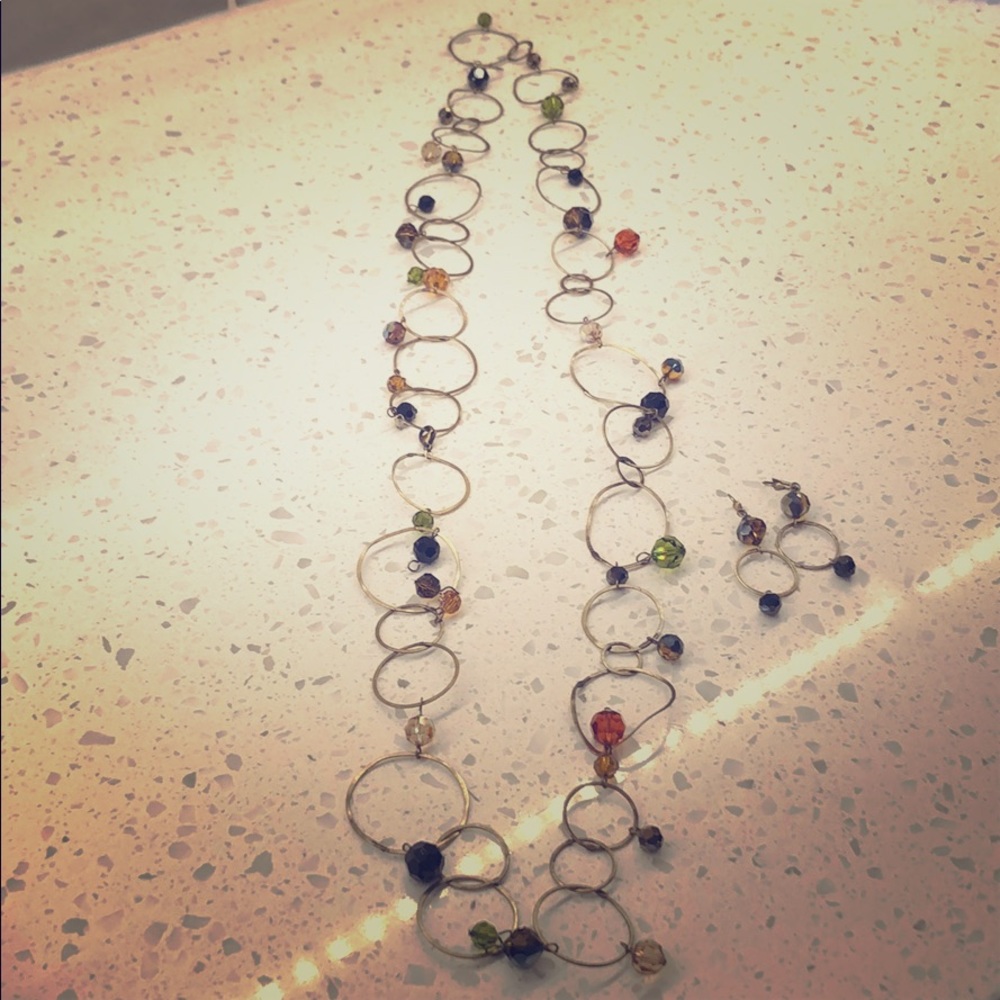 Beautiful custom metal necklace